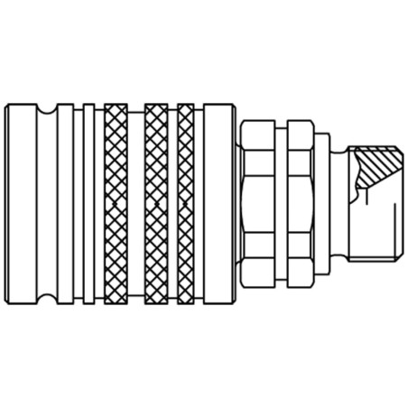 Hydraulic Quick Coupling with ISO A Profile, Series 2000 - 4V53F4B3-C