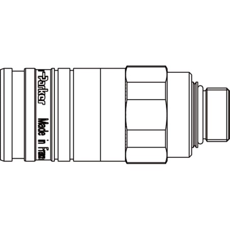 Hydraulic Push-Pull Quick Coupling with ISO A Profile, Series RSD - RSD-501-22MM-F