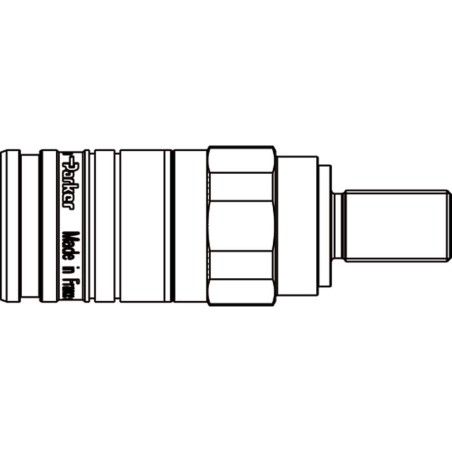 Hydraulic Push-Pull Quick Coupling with ISO A Profile, Series RSD - RSD-501-18BMCL-F