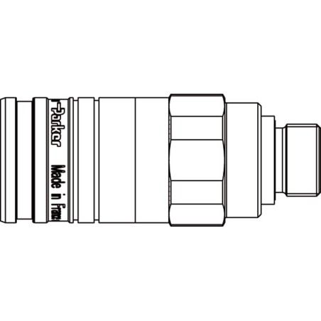 Hydraulic Push-Pull Quick Coupling with ISO A Profile, Series RSD - RSD-501-22MME-F