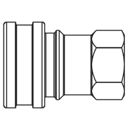 Szybkozłącze hydrauliczne o profilu ISO B, seria IB - IB7510 H