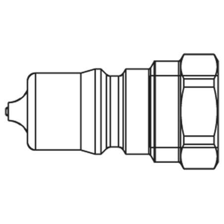 Szybkozłącze hydrauliczne o profilu ISO B, seria IB - IB2521