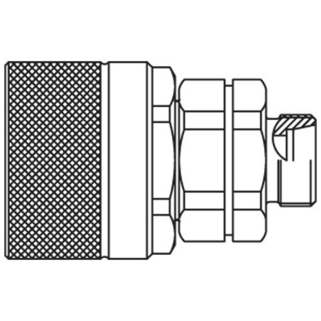 Szybkozłącze wkręcane, seria QHPA - QHPA13-D6X3-C