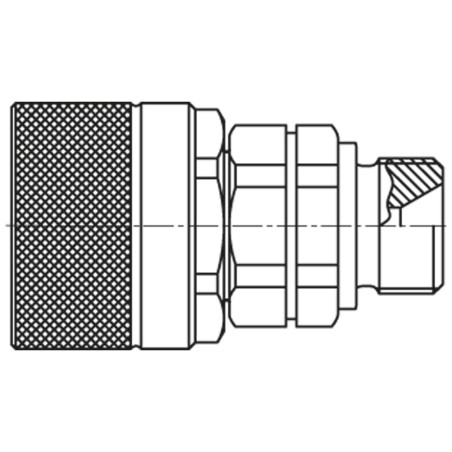 Szybkozłącze wkręcane, seria QHPA - QHPA14-F4B4-C