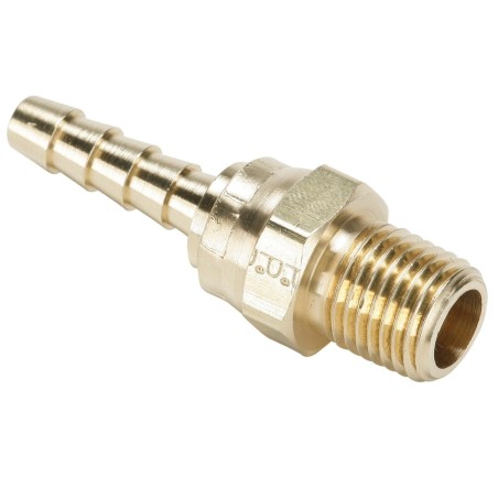 Brass Hose Barb Fittings - 125HBLSV-6-4