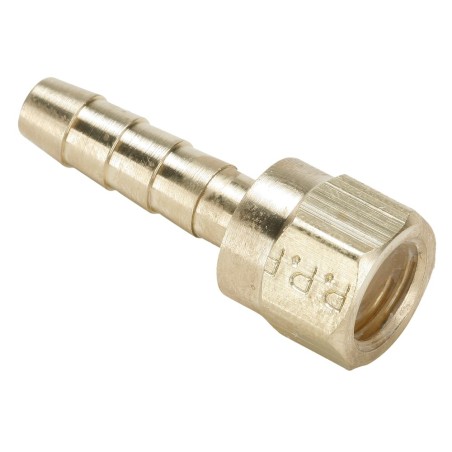 Brass Hose Barb Fittings - 128HBLSV-4-4