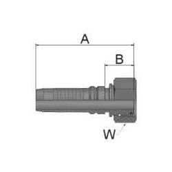 Wysokociśnieniowe łączniki typu No-Skive ParLock — serie V4, V5 i V6 - KCAV4-42-24