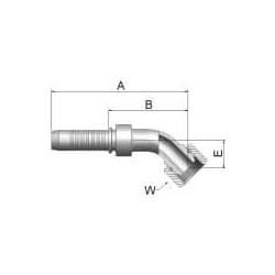 High Pressure ParLock Skive Fittings - VS Series - KB1VS-6-6