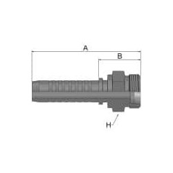 High Pressure ParLock Skive Fittings - VS Series - KD0VS-15-8