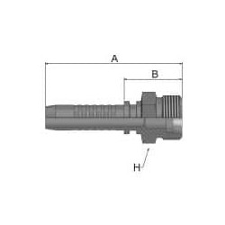 High Pressure ParLock Skive Fittings - VS Series - KD2VS-12-6