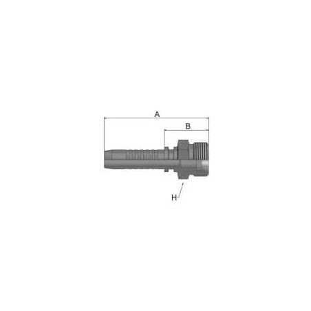 High Pressure ParLock Skive Fittings - VS Series - KD2VS-12-6