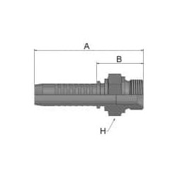 High Pressure ParLock Skive Fittings - VS Series - KD9VS-4-4