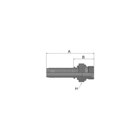 High Pressure ParLock Skive Fittings - VS Series - KD9VS-4-4