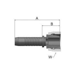 High Pressure ParLock Skive Fittings - VS Series - KF4VS-13-6