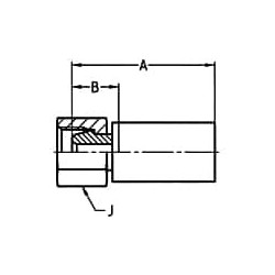 Zaciskane termoplastyczne łączniki do węży hydraulicznych, seria PX - 1U0PX-4-02