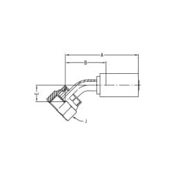 Zaciskane termoplastyczne łączniki do węży hydraulicznych, seria PX - 1J7PX-4-04