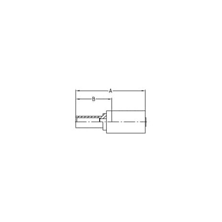 Zaciskane termoplastyczne łączniki do węży hydraulicznych, seria PX - 11DPX-10-05