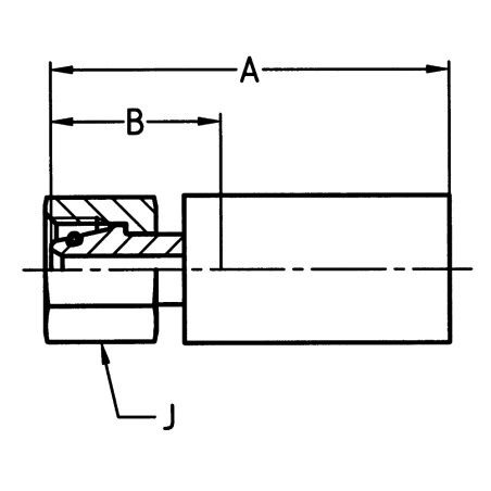 Zaciskane termoplastyczne łączniki do węży hydraulicznych, seria YX - 1CAYX-6-03