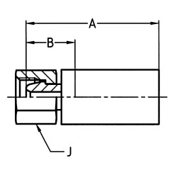 Zaciskane termoplastyczne łączniki do węży hydraulicznych, seria YX - 1C3YX-6-03