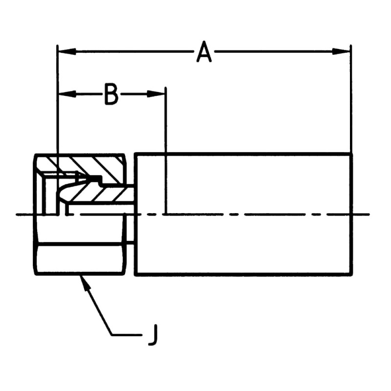 Zaciskane termoplastyczne łączniki do węży hydraulicznych, seria YX - 1C3YX-6-03