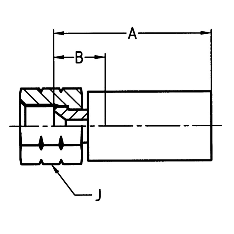 Zaciskane termoplastyczne łączniki do węży hydraulicznych, seria YX - 106YX-4-03