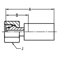 Zaciskane termoplastyczne łączniki do węży hydraulicznych, seria YX - 1C9YX-8-03