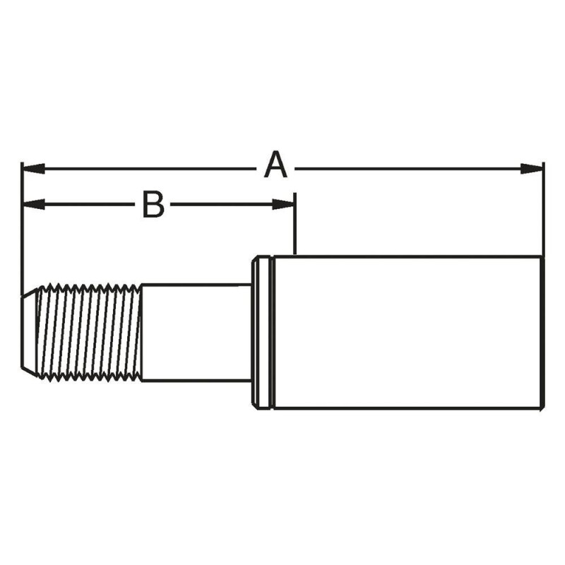 Crimped Thermoplastic UHP Hose Fittings, 8X Series - 1Y28X-6-04C