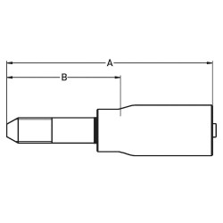 Crimped Thermoplastic UHP Hose Fittings, JX Series - 1YMJX-12-08W