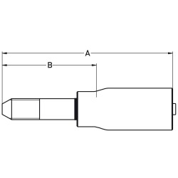 Crimped Thermoplastic UHP Hose Fittings, 2X Series - 1YM2X-6-025