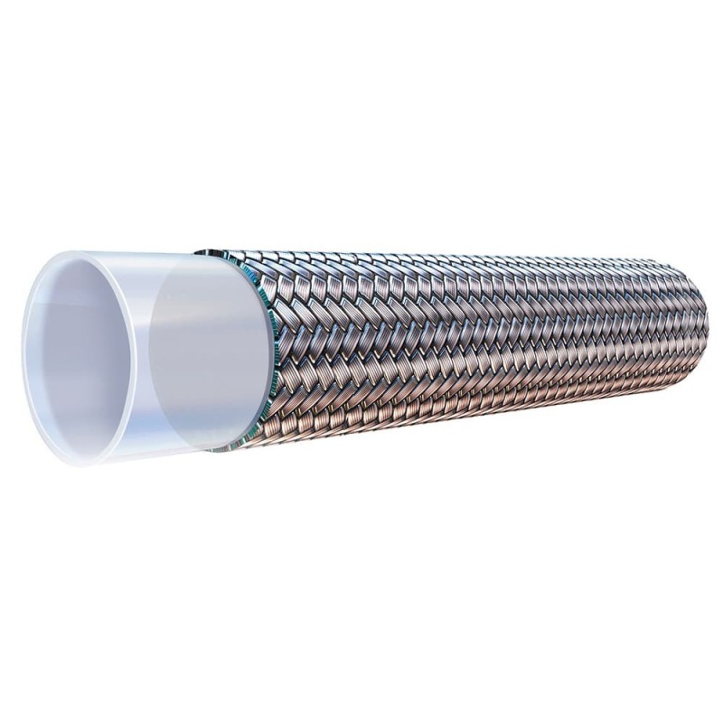 Smooth Bore Stainless Steel Braided PTFE Hose - STW/STB “True-Bore” - 04-STW