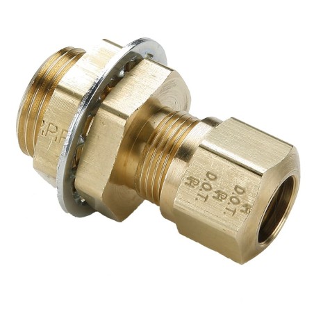 Air Brake D.O.T. Compression Style Fittings for J844 Tubing - NTA - 66NBH-8-6