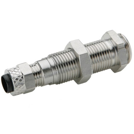 Chrome plated brass couplers for thermoplastic and soft metal tubing, Poly-tite - 392PSS-4-4