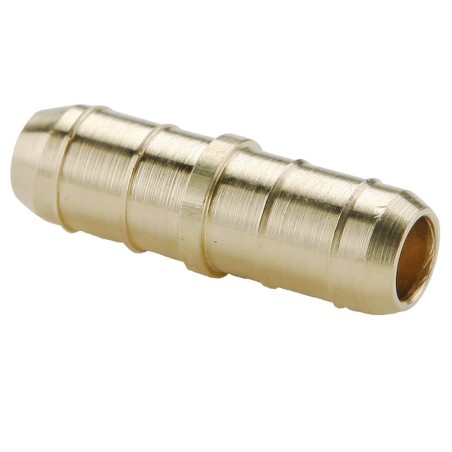 Brass Pneumatic Hose Barbs for Tubing, Dubl-Barb - 22-5/32