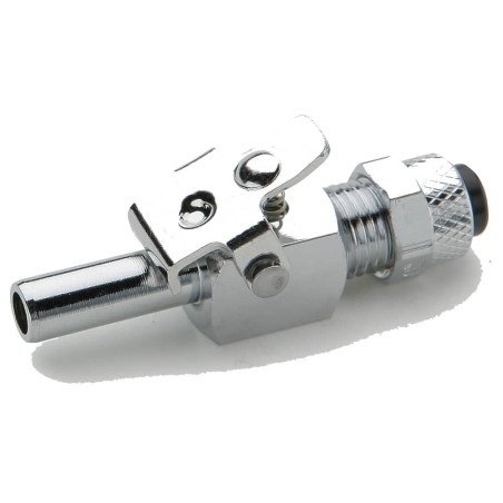 Chrome plated brass couplers for thermoplastic and soft metal tubing, Poly-tite - 393P-4-4