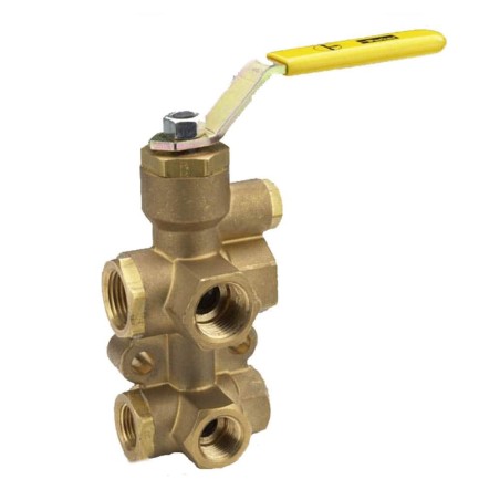 Industrial Brass Ball Valves - V600P-8-6