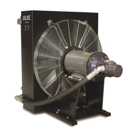 Complete Air Oil Cooler System with AC Motor - ULOC Series - ULOC-007E-Q-C-SB