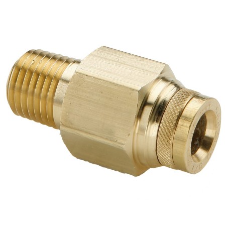 Brass Push-to-Connect D.O.T. Fittings - F2PMTB10-1/4