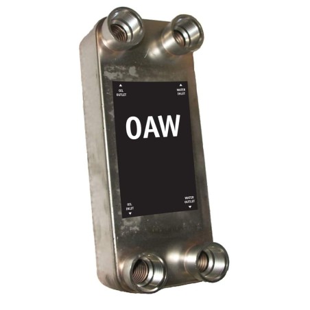 Water Oil Cooler - OAW Series - OAW 14-10