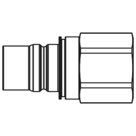 Dry Break Quick Connect Coupling, Series NSE - NSE-752-16FB