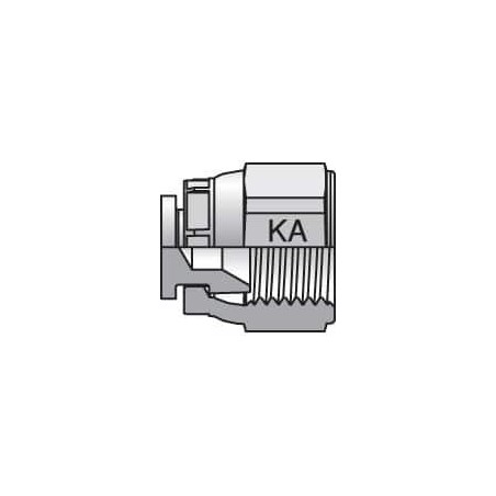 Komatsu 30° Flare, Metric Thread Adapters - 4FNMKAS