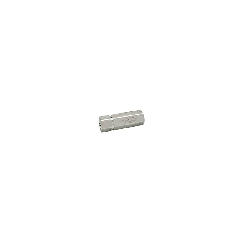 Soft Seat In-Line Check Valves (5000 psi) One Piece Body, Female Fitting Ends - CPIFF Series - CPIFF-6P-5A