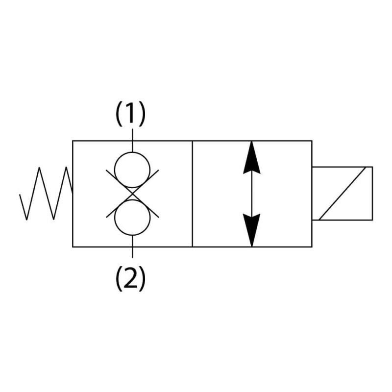 2-drogowy, dwukierunkowy zawór elektromagnetyczny typu grzybkowego - GS027200N