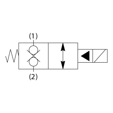 2-drogowy, dwukierunkowy zawór elektromagnetyczny typu grzybkowego - GS028031N