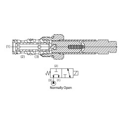 3 Way Spool Type Solenoid Valve - DSL103C