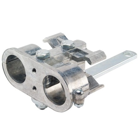 Pioneer Breakaway Clamps for 1/2" Body Size Agricultural Quick Couplings with Push - Pull / Double Acting Sleeves - 9006-4