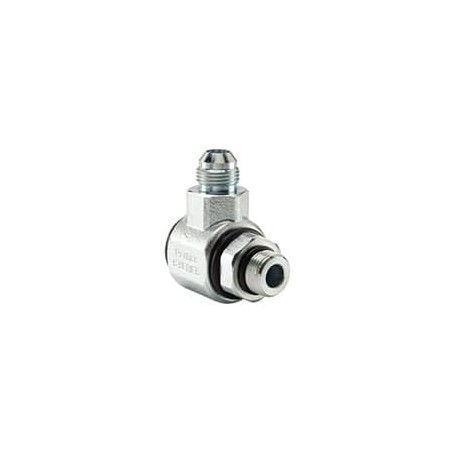 90 Degree Elbow, Pressure Balanced Swivels (hydraulic, pneumatic) up to 3000 psi - S Series - S2503-12-12