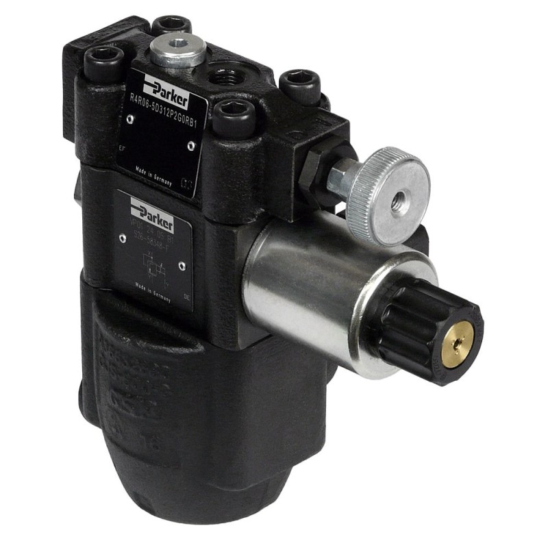 Pilot Operated Pressure Reducing Valve, In-line Mounting - Series R4R / R4R*P2 - 026-99262-G