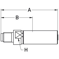 Crimped Thermoplastic UHP Hose Fittings TX Series - 1YZTX-4-03W