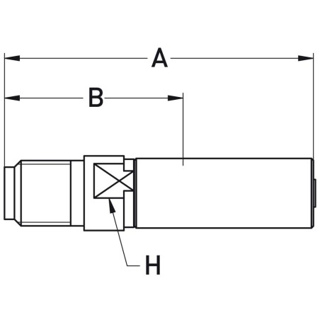 Crimped Thermoplastic UHP Hose Fittings TX Series - 1YBTX-6-05W