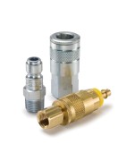 High Flow, Push to Connect, Air Tool Quick Couplings (pneumatic) Industrial Interchange - HF Series Couplers